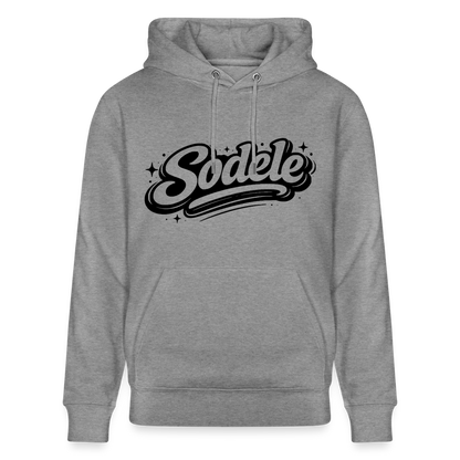 Sudele Design – Unisex Bio-Hoodie - Hellgrau marmoriert