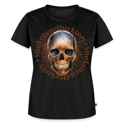 Snake Skull Design – Frauen Premium T-Shirt - Schwarz
