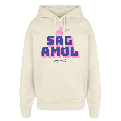 Sagamol Design – Oversized Unisex Hoodie - Natur