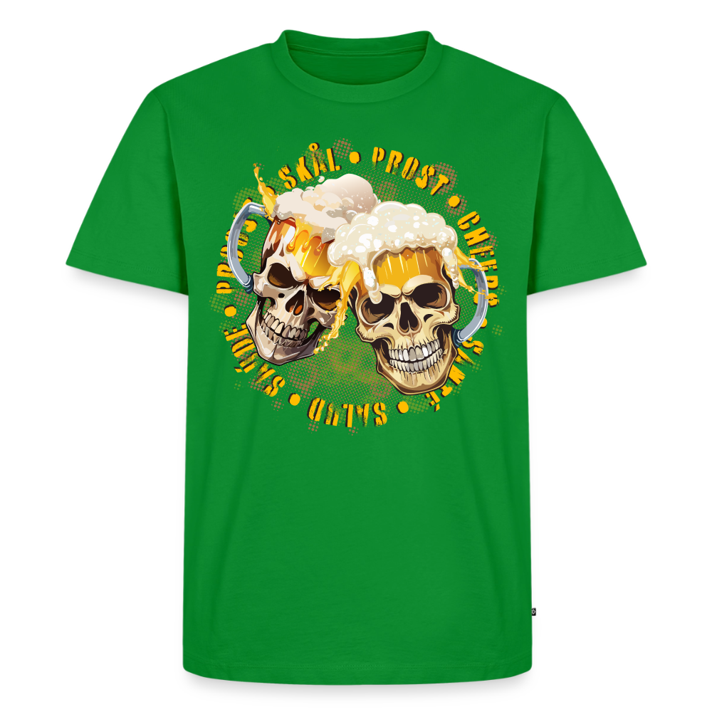 Party Skull Design – Männer Premium T-Shirt - Grün