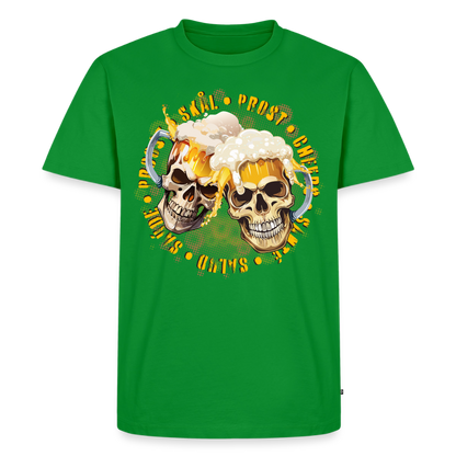 Party Skull Design – Männer Premium T-Shirt - Grün