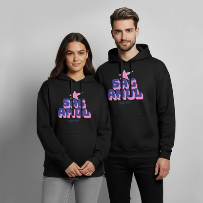 Sagamol Design – Oversized Unisex Hoodie - Schwarz