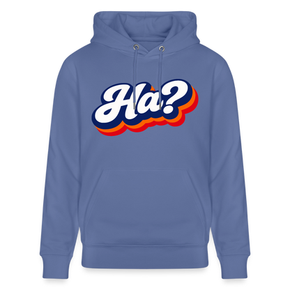 Ha? Design – Unisex Bio-Hoodie - Blau
