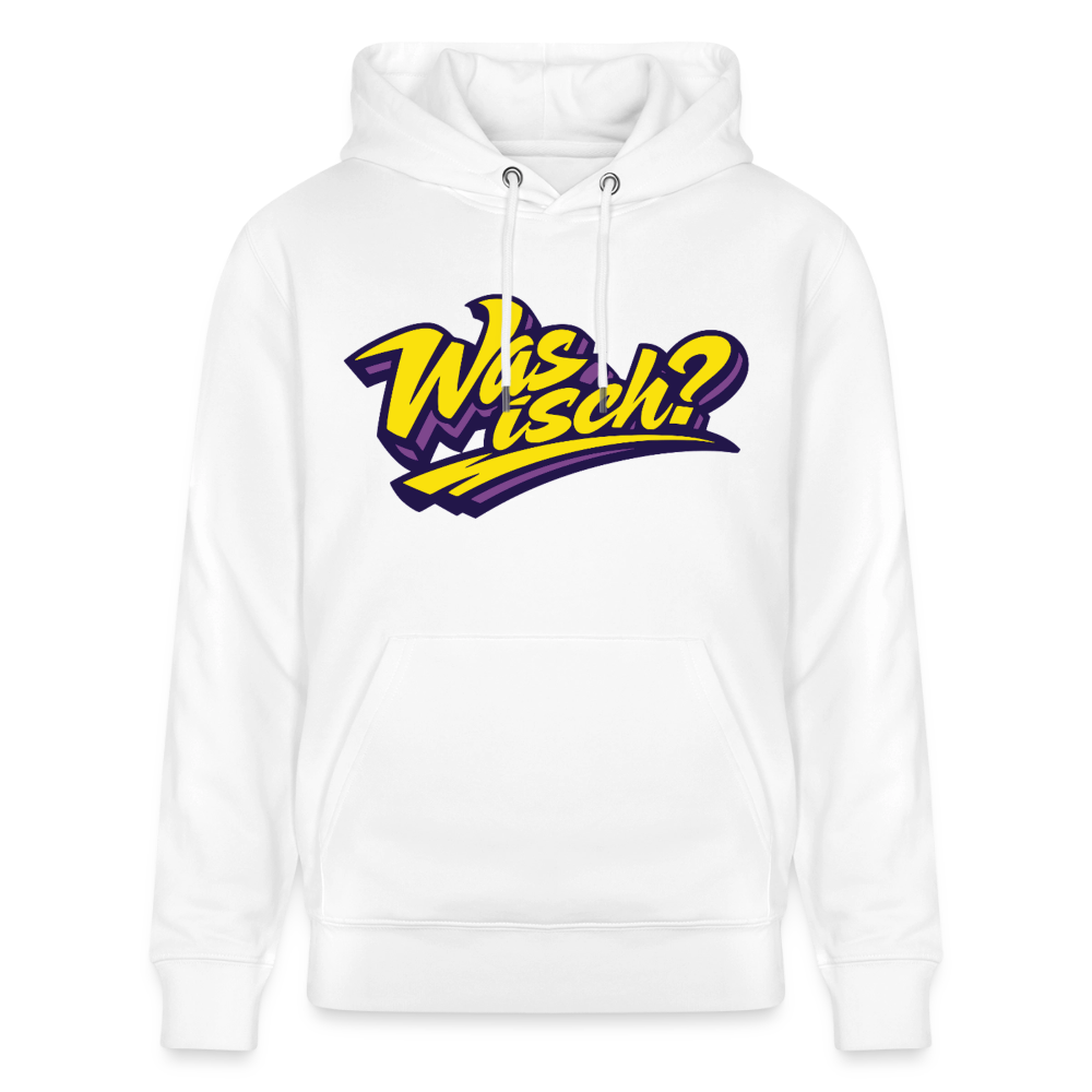 Was isch? Design – Unisex Bio-Hoodie - Weiß