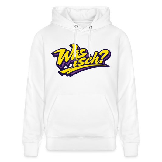 Was isch? Design – Unisex Bio-Hoodie - Weiß
