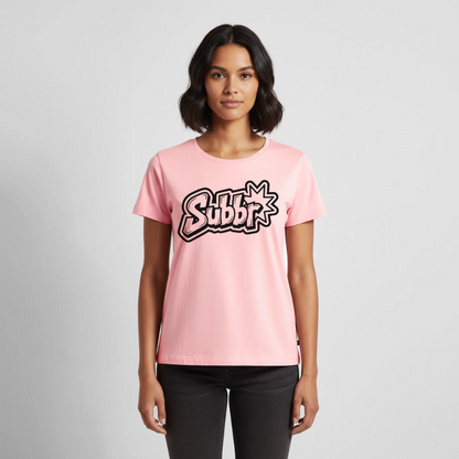 Subbr Design – Frauen Premium T-Shirt - Rosa