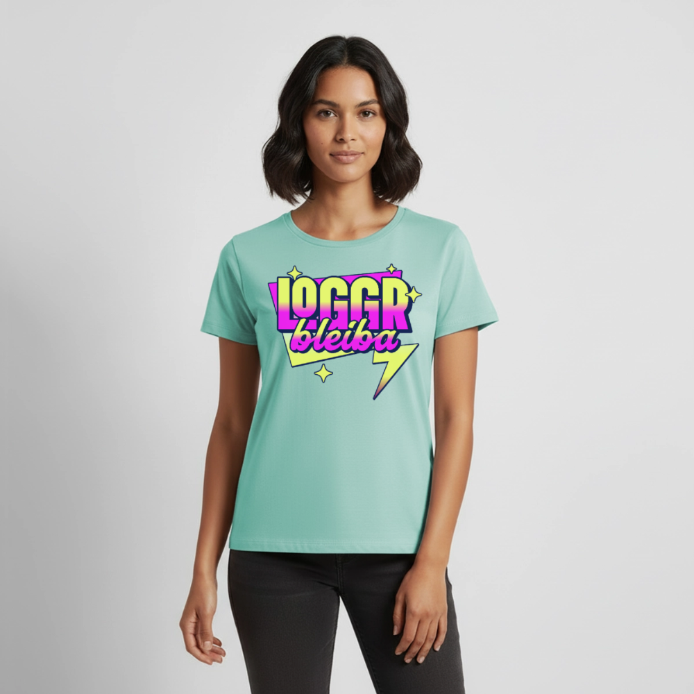 Logo bleibt Design – Frauen Premium T-Shirt - Mint 