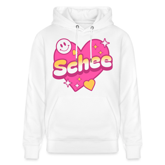 Schee Design – Unisex Bio-Hoodie - Weiß