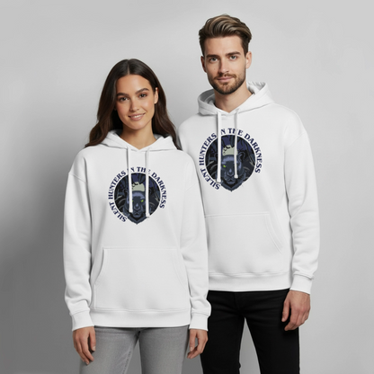 Silent Hunter Design – Oversized Unisex Hoodie - Weiß
