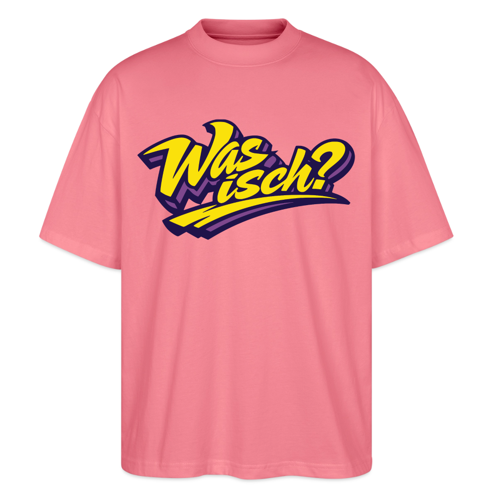 Was isch? Design – Oversized Unisex Bio T-Shirt - Pink 