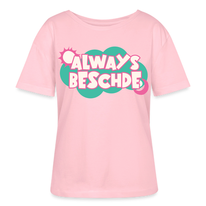 Always Beschde Design – Rundhals Frauen Bio-T-Shirt - Hellrosa