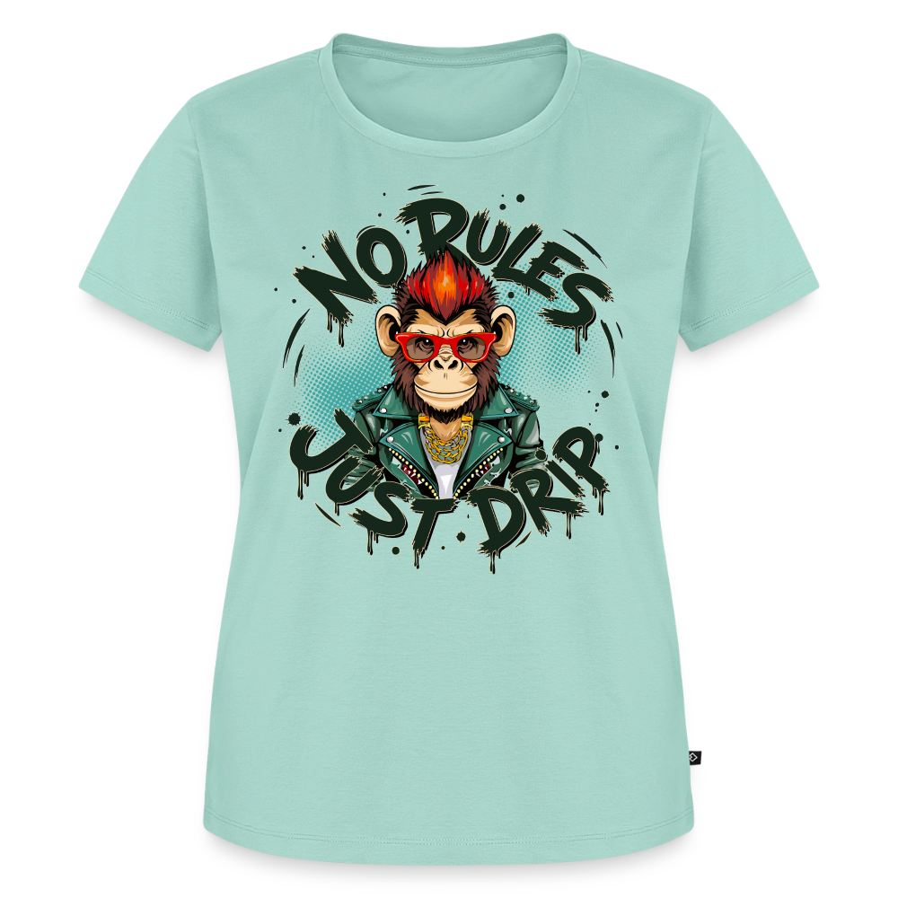 Monkey No Rules Design – Frauen Premium T-Shirt - Mint 