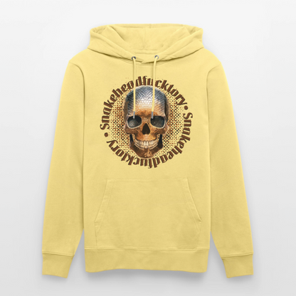 Snake Skull Design – Unisex Bio-Hoodie - Gelb Viva 