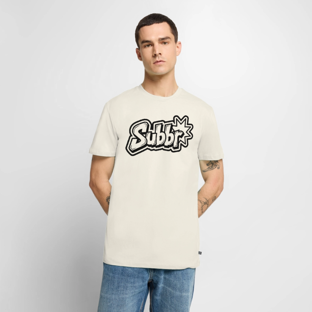 Subbr Design – Männer Premium T-Shirt - Naturweiß