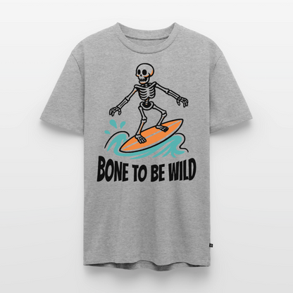 Bone to be Wild Design – Männer Premium T-Shirt - Grau meliert