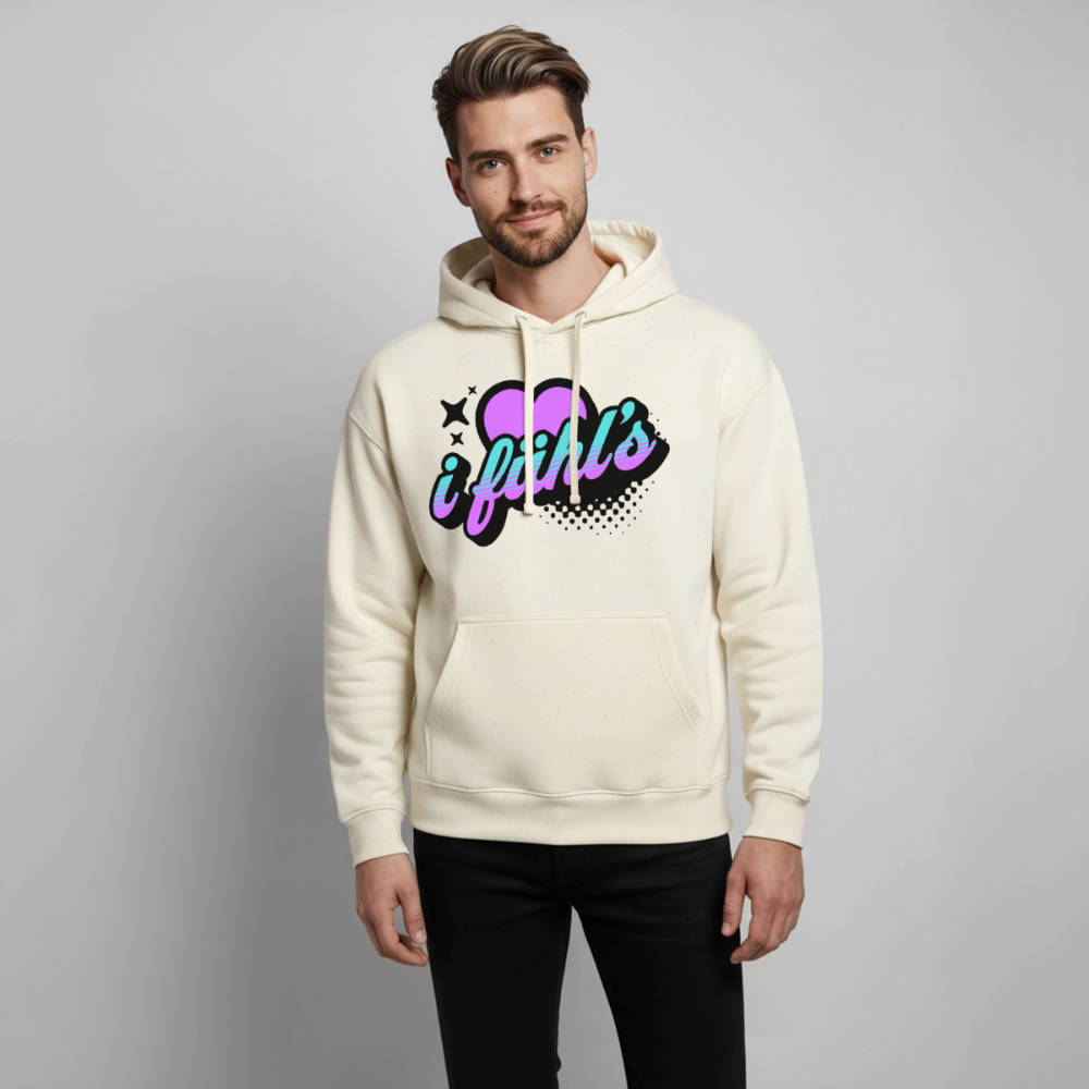 i fühl‘s Design – Oversized Unisex Hoodie - Natur