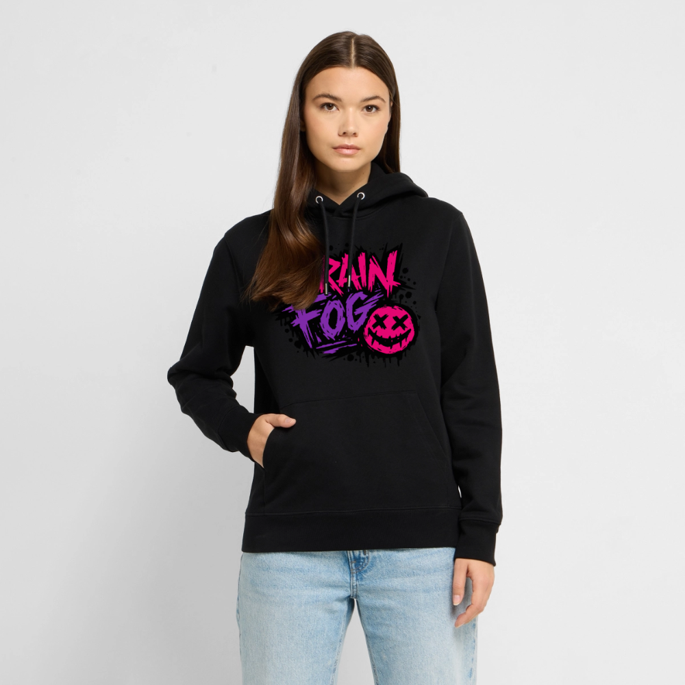 Brain Fog Design – Unisex Bio-Hoodie - Schwarz
