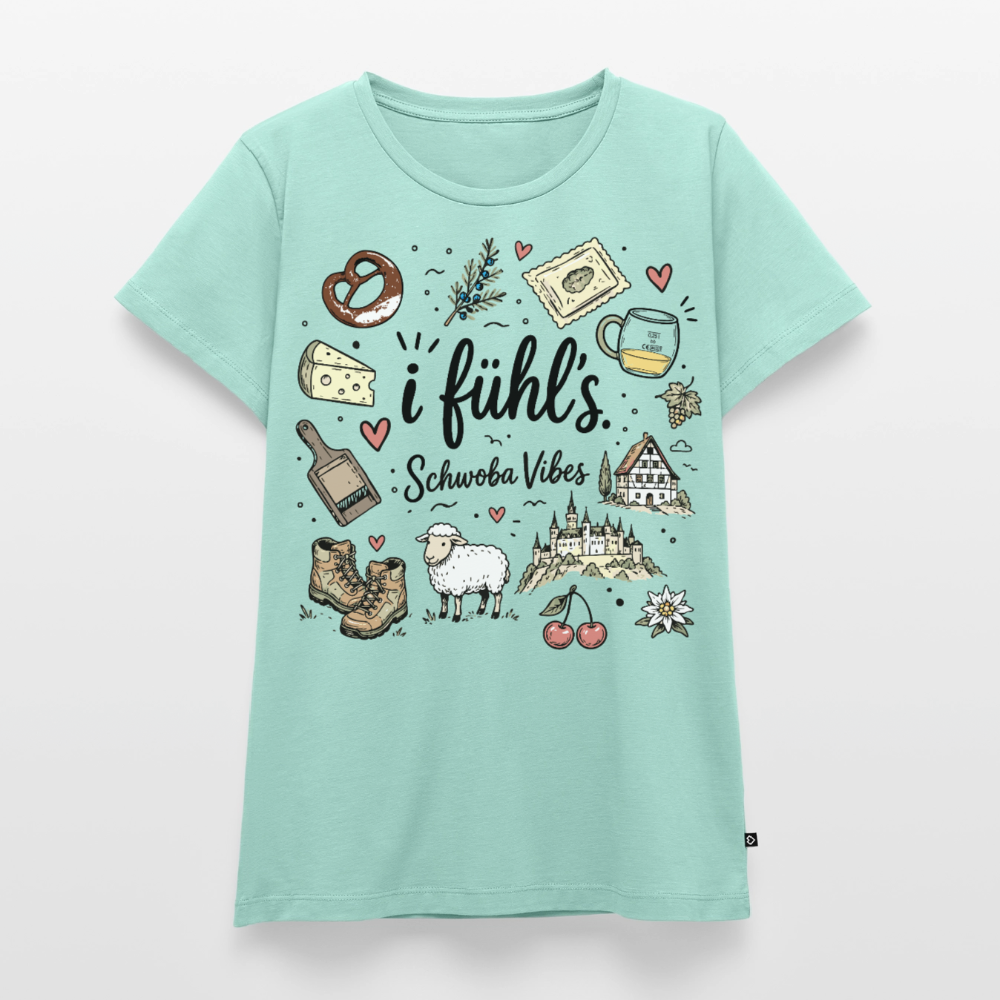 Alb Liebe Design – Frauen Premium T-Shirt - Mint 