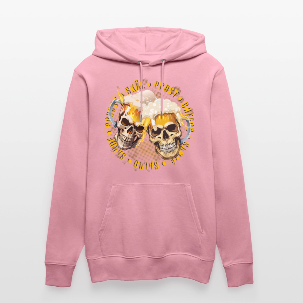 Party Skull Design – Unisex Bio-Hoodie - Lila Traum