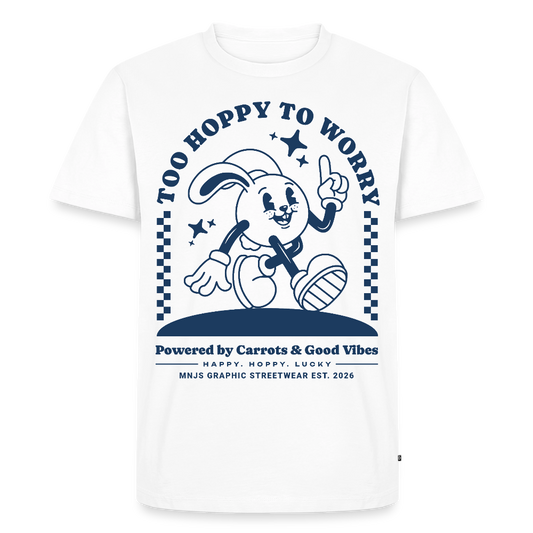 Too Hoppy Too Worry Design – Männer Premium T-Shirt - Weiß