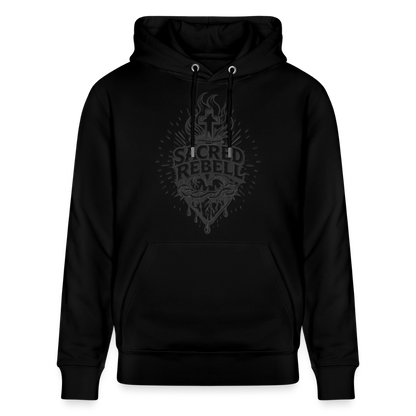 Sacred Rebell Design – Unisex Bio-Hoodie - Schwarz