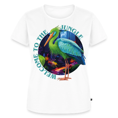 Jungle Design – Frauen Premium T-Shirt - Weiß