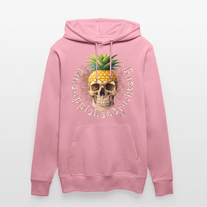 Pineapple Skull Design - Unisex Bio-Hoodie - Lila Traum