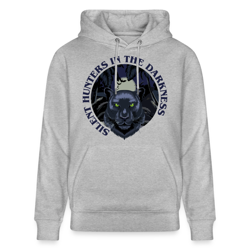 Silent Hunter Design – Unisex Bio-Hoodie - Grau meliert