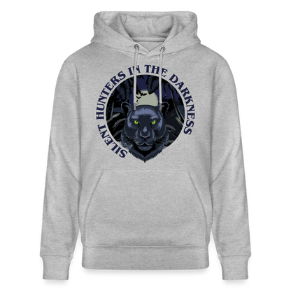 Silent Hunter Design – Unisex Bio-Hoodie - Grau meliert