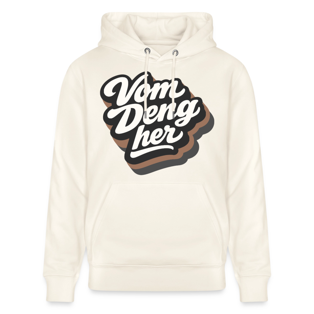 Vom Deng her Design – Unisex Bio-Hoodie - Naturweiß 