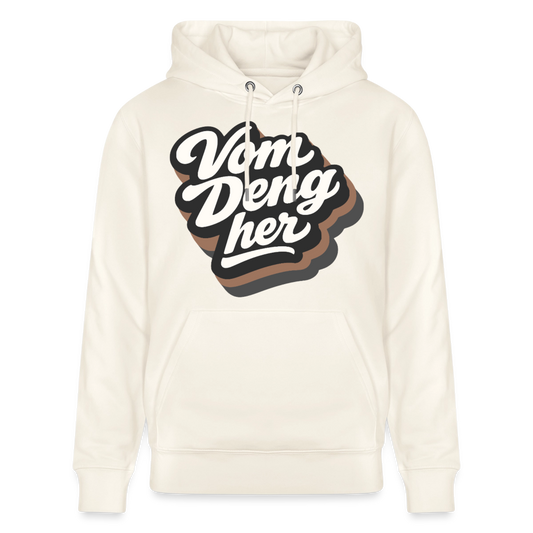 Vom Deng her Design – Unisex Bio-Hoodie - Naturweiß 