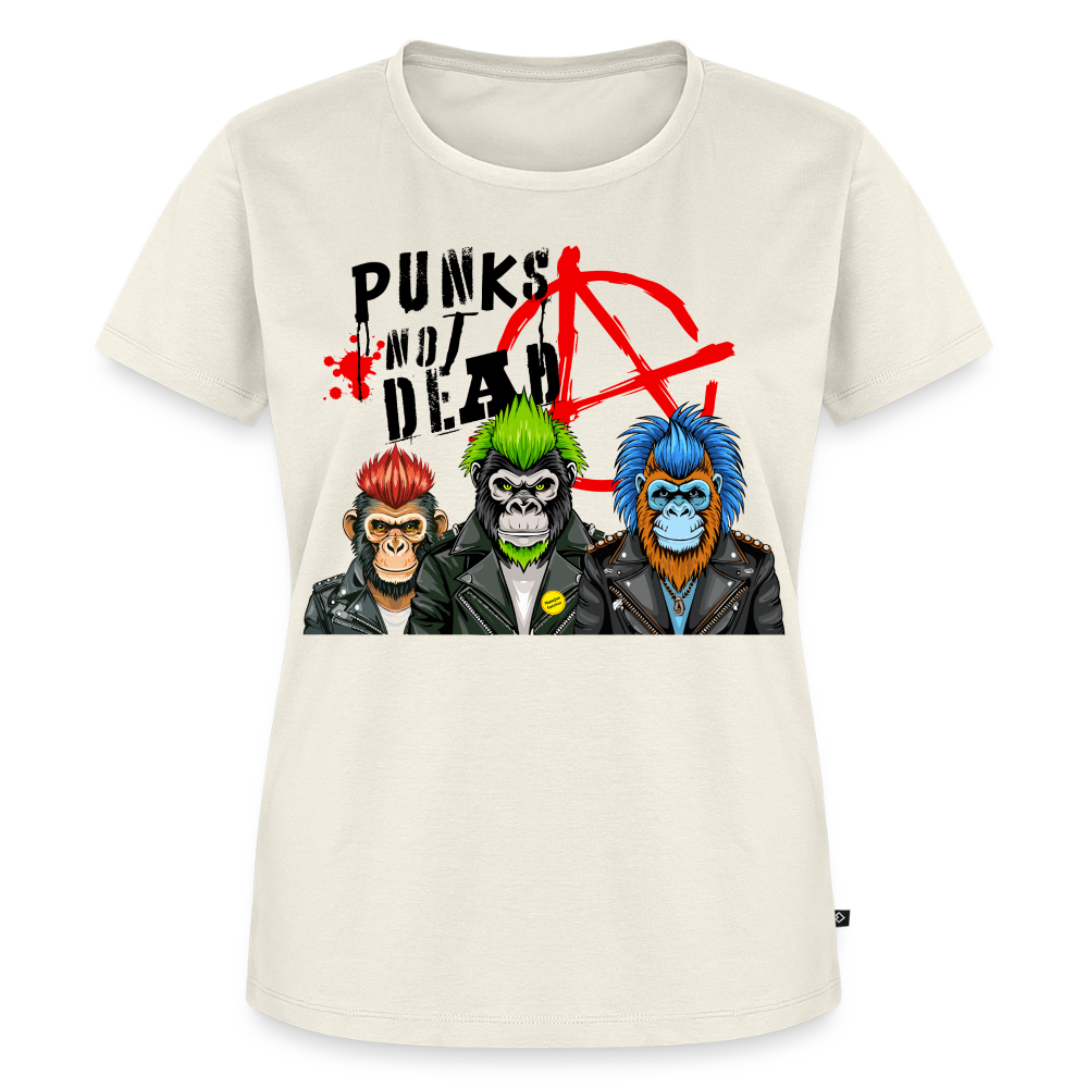 Punks Not Dead Design – Frauen Premium T-Shirt - Naturweiß