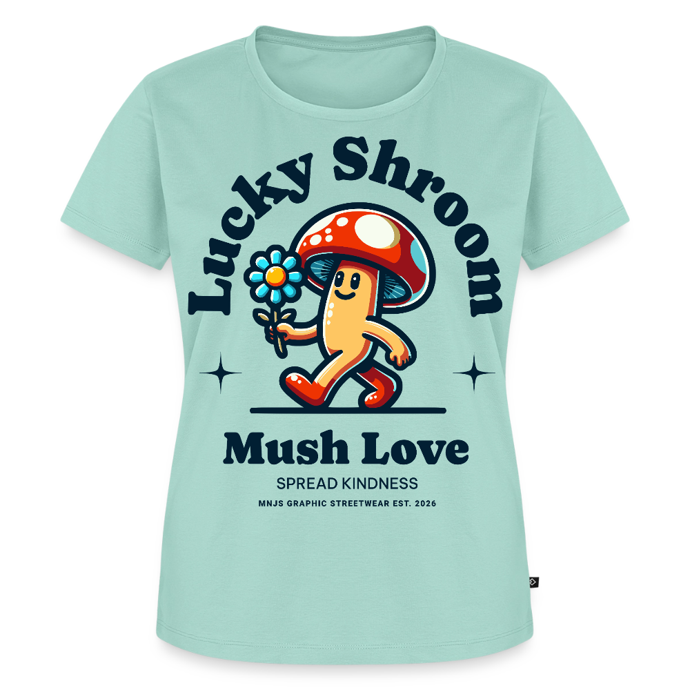 Lucky Shroom Design – Frauen Premium T-Shirt - Mint 