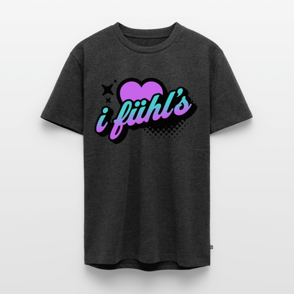 i fühl‘s Design – Männer Premium T-Shirt - Anthrazit meliert