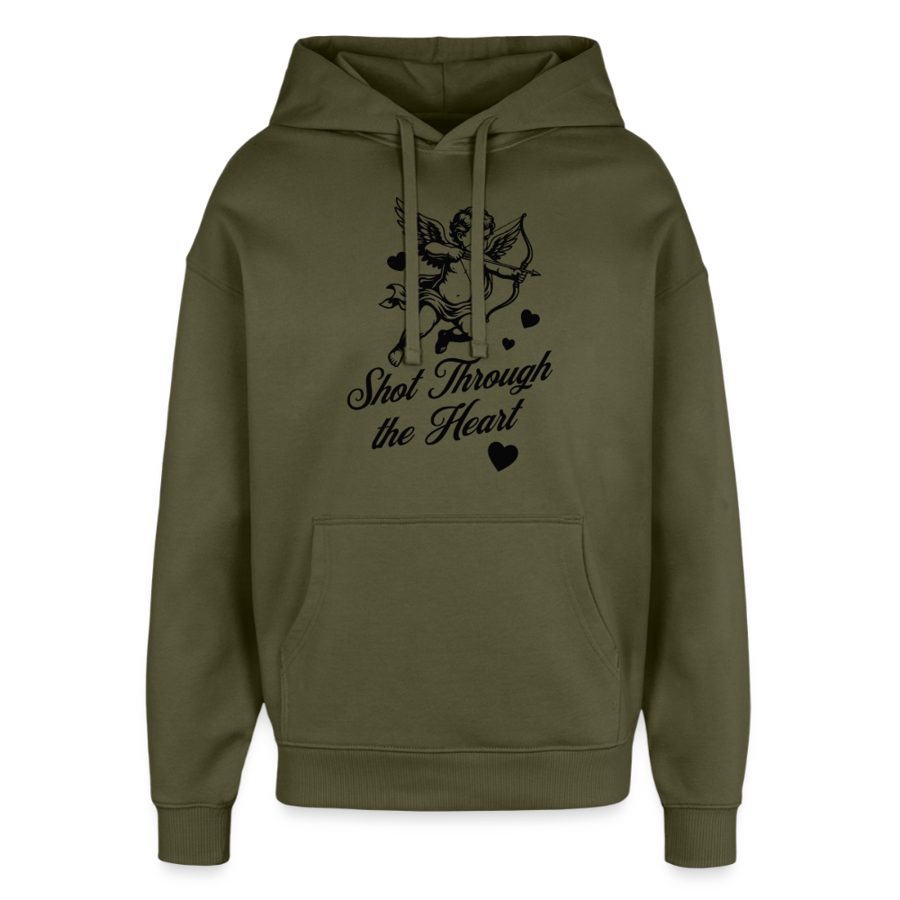 Amor Design – Oversized Unisex Hoodie - Khaki