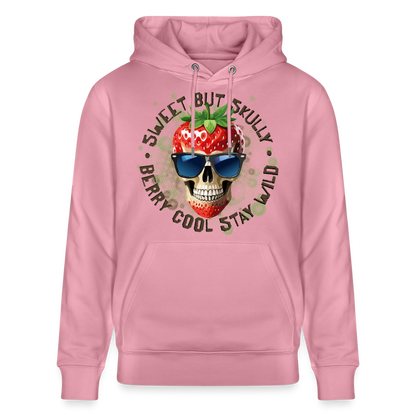 Strawberry Skull Design – Unisex Bio-Hoodie - Lila Traum