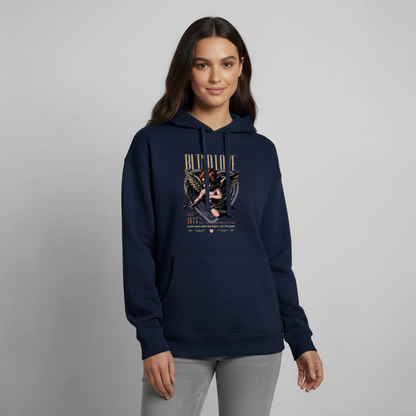 Bear Design – Oversized Unisex Hoodie - Navy