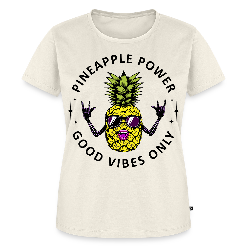 Pineapple Power Design – Frauen Premium T-Shirt - Naturweiß