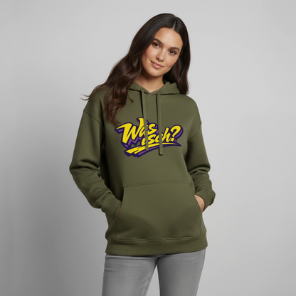 Was isch? Design – Oversized Unisex Hoodie - Khaki