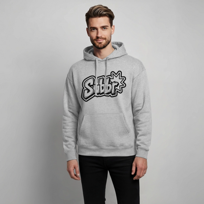 Suburb Design – Oversized Unisex Hoodie - Grau meliert