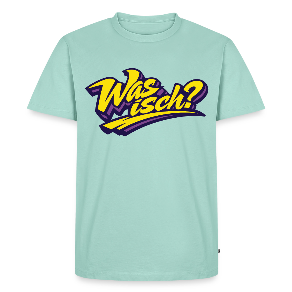 Was isch? Design – Männer Premium T-Shirt - Mint 