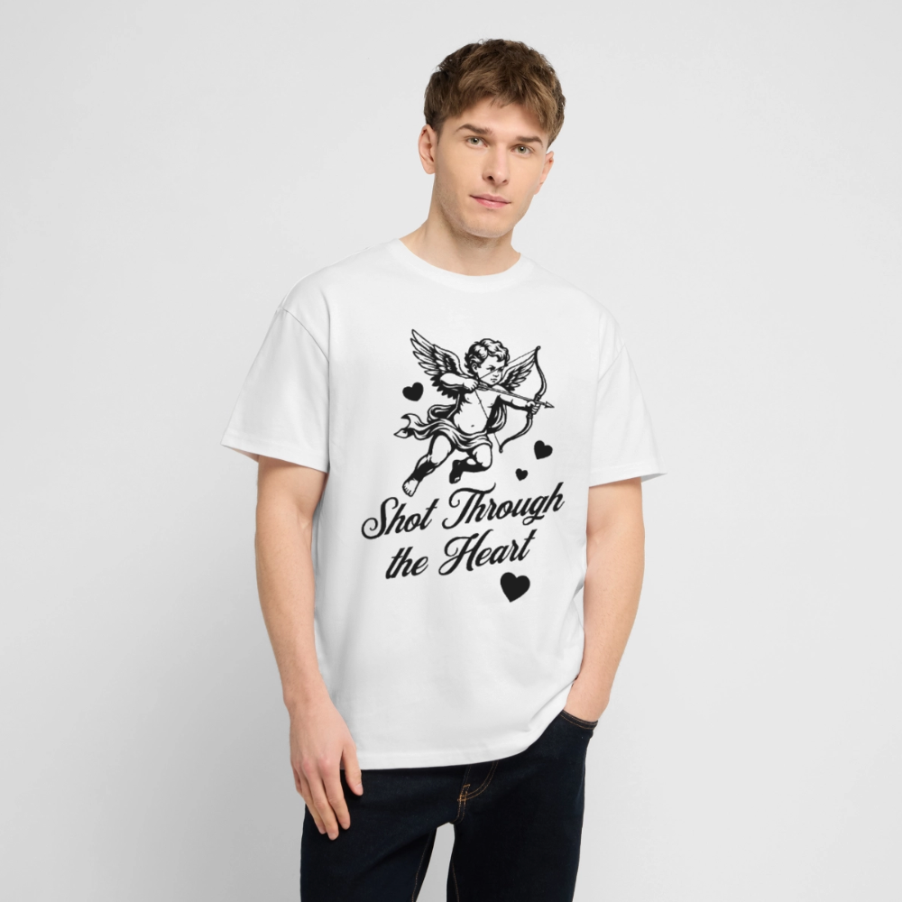Amor Design – Oversized Unisex Bio T-Shirt - Weiß