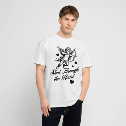 Amor Design – Oversized Unisex Bio T-Shirt - Weiß