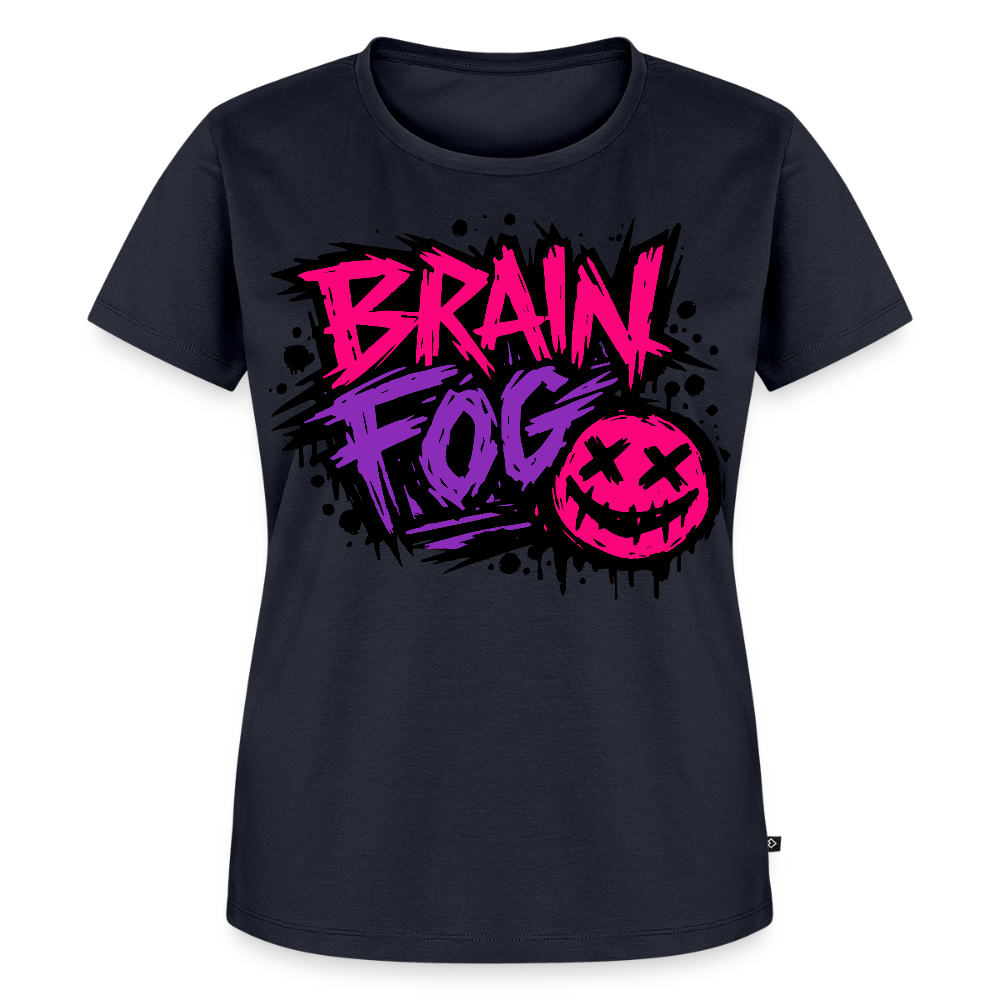 Brain Fog Design – Frauen Premium T-Shirt - Navy