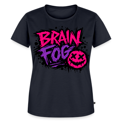 Brain Fog Design – Frauen Premium T-Shirt - Navy
