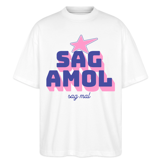 Sagamol Design – Oversized Unisex Bio T-Shirt - Weiß