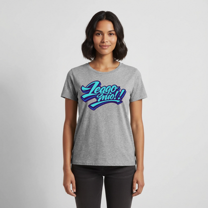 Leggomio Design – Frauen Premium T-Shirt - Grau meliert