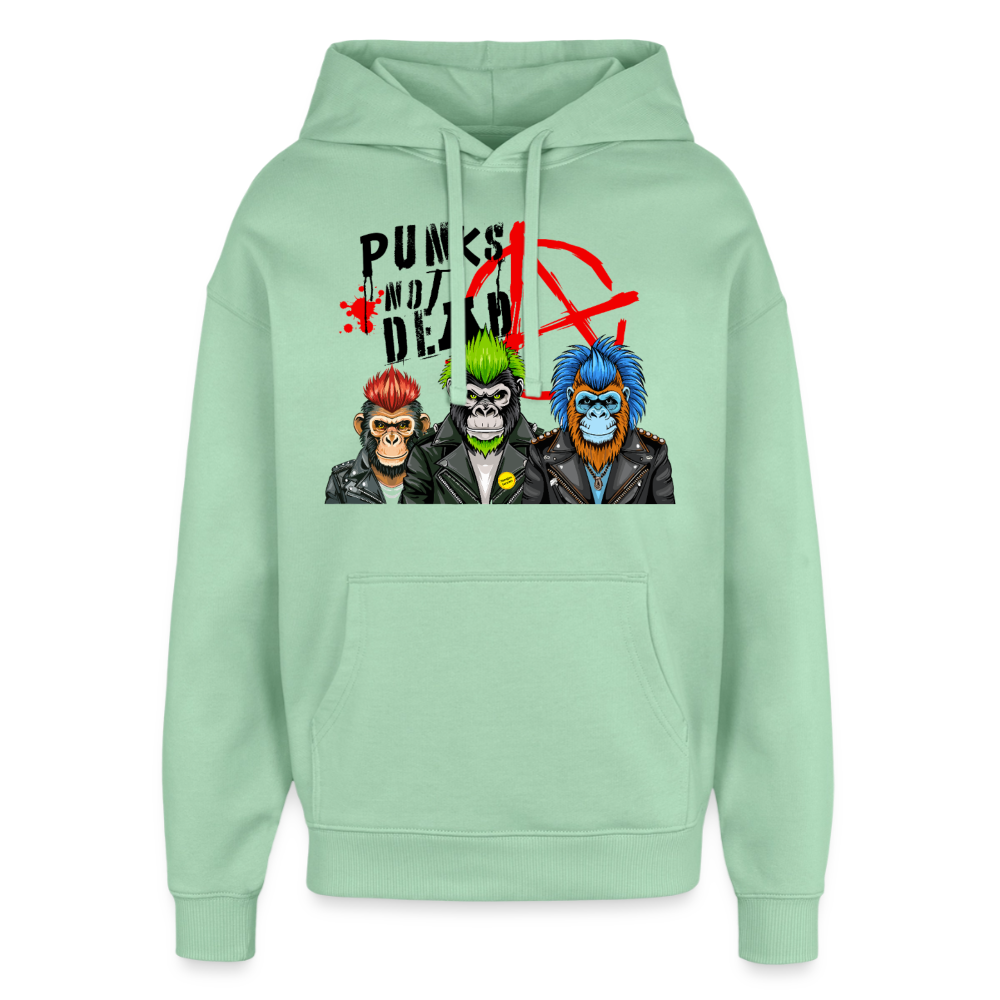 Punks Not Dead Design – Oversized Unisex Hoodie - Nebeljade