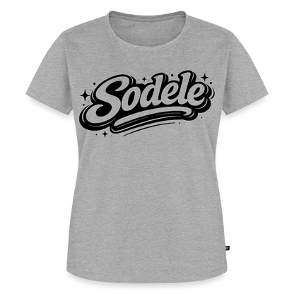 Sudele Design – Frauen Premium T-Shirt - Grau meliert