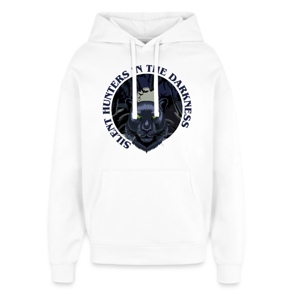 Silent Hunter Design – Oversized Unisex Hoodie - Weiß